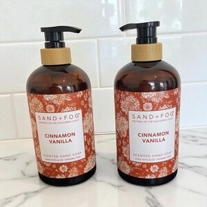 Sand + Fog Cinnamon Vanilla Hand Wash 2 Pack | 20 oz Each | Seasonal Soap